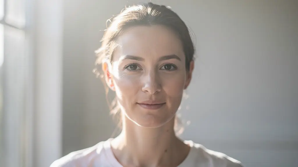 Close-up portrait showing eyes in sharp focus with gradual soft focus fall-off and halation in highlights