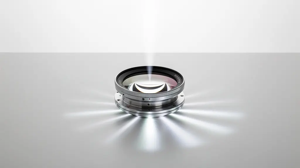 Technical visualization of lens resolution capabilities across the frame