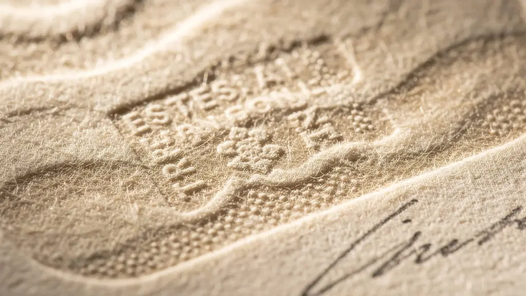 Extreme close-up of fine art print surface showing paper texture and quality details