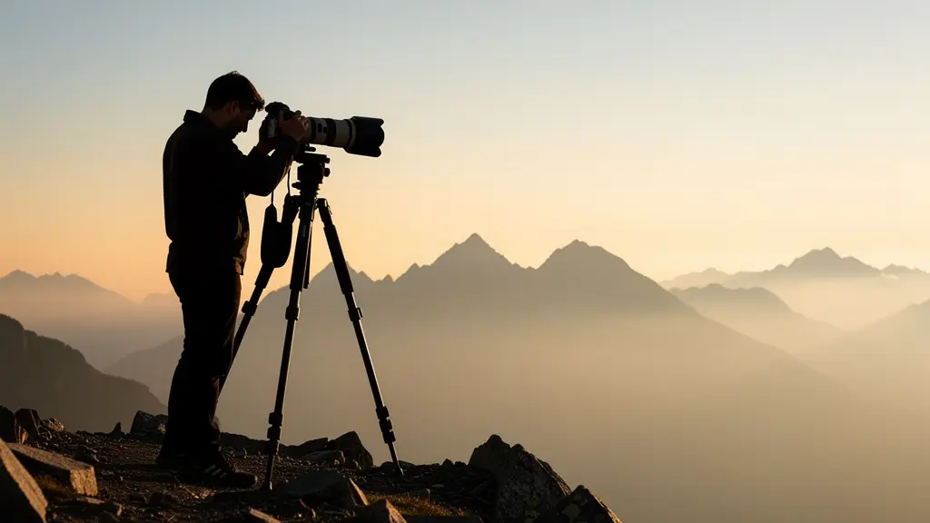 Professional photography setup showcasing tripod stability and camera sharpness