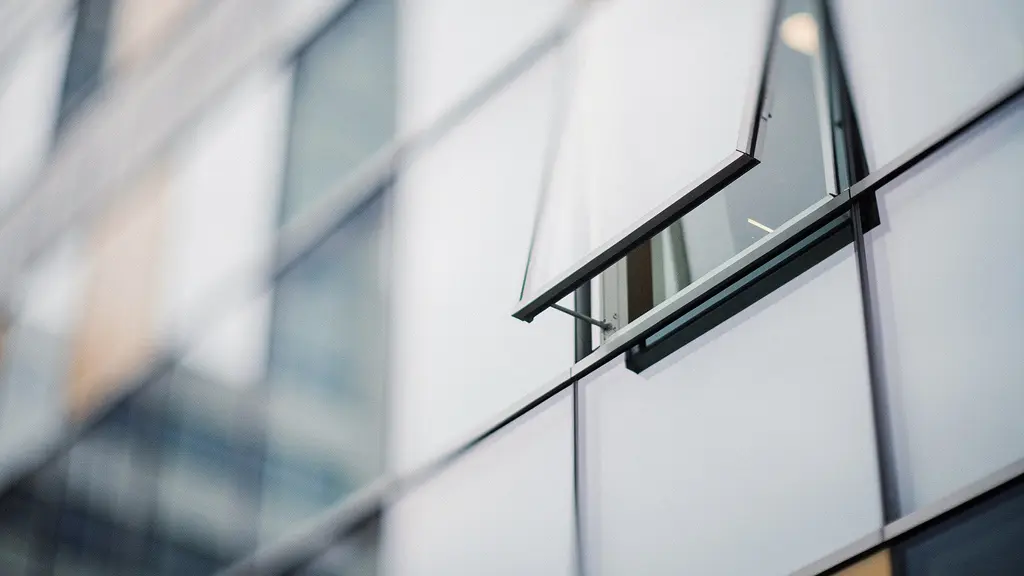 Architectural detail showing selective focus using tilt-shift lens technique with painterly blur effects