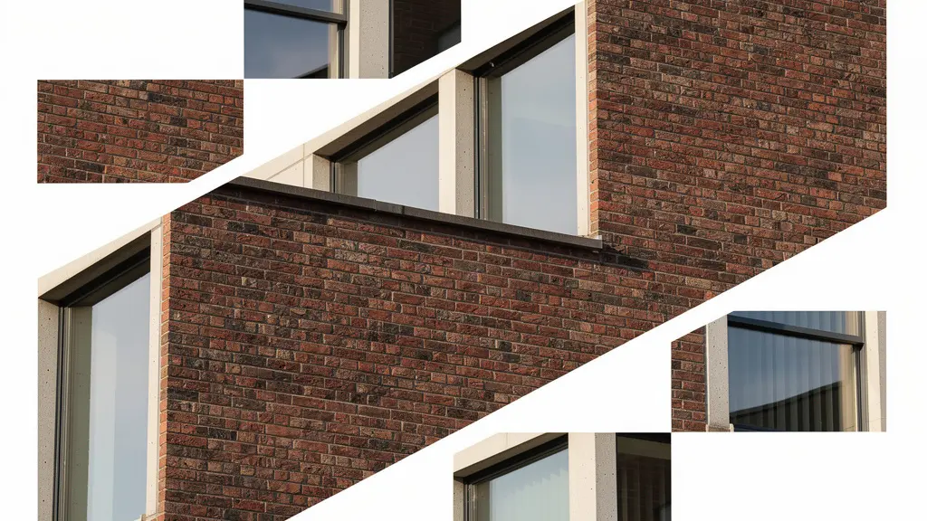 Fragmented composition showing clear hierarchy with dominant, subdominant and accent pieces.