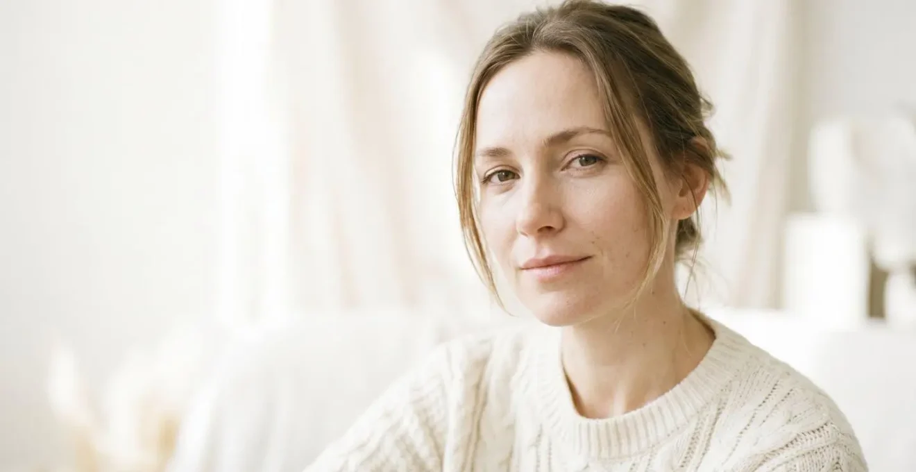 High-key portrait setup showing soft diffused lighting creating subtle tonal variations in bright tones